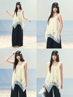 Double-Layer Lace Camisole Top