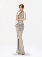 Romantic Ruched Fishtail Skirt