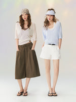 Sheer Layering Half Sleeve T-shirt