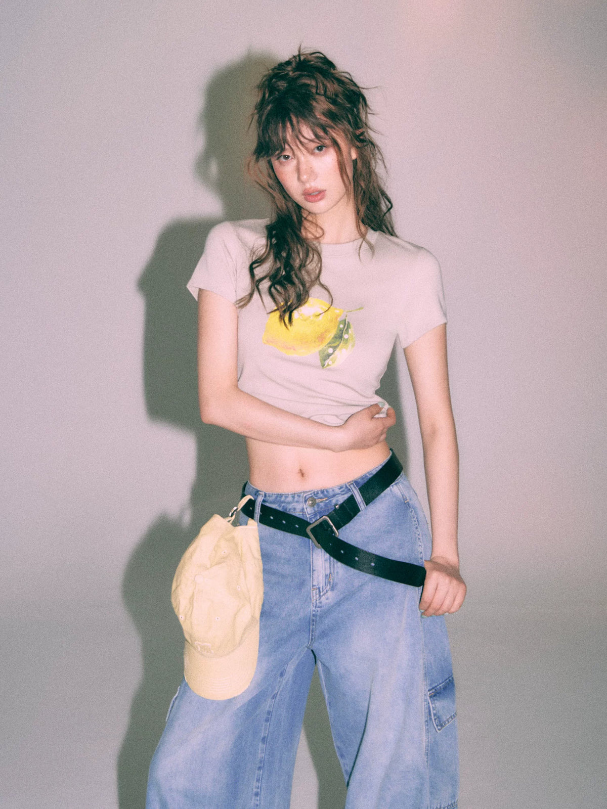 Summer Lemon Printed T-shirt