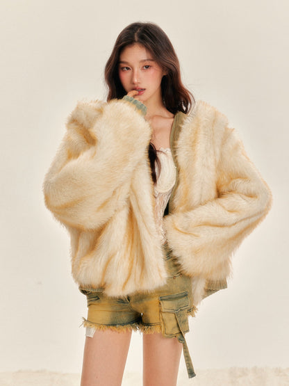 Double-Sided Warm Eco-Friendly Fur Coat