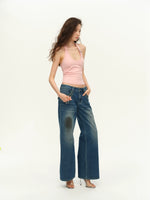 Adjustable Strap Cotton Knit Camisole