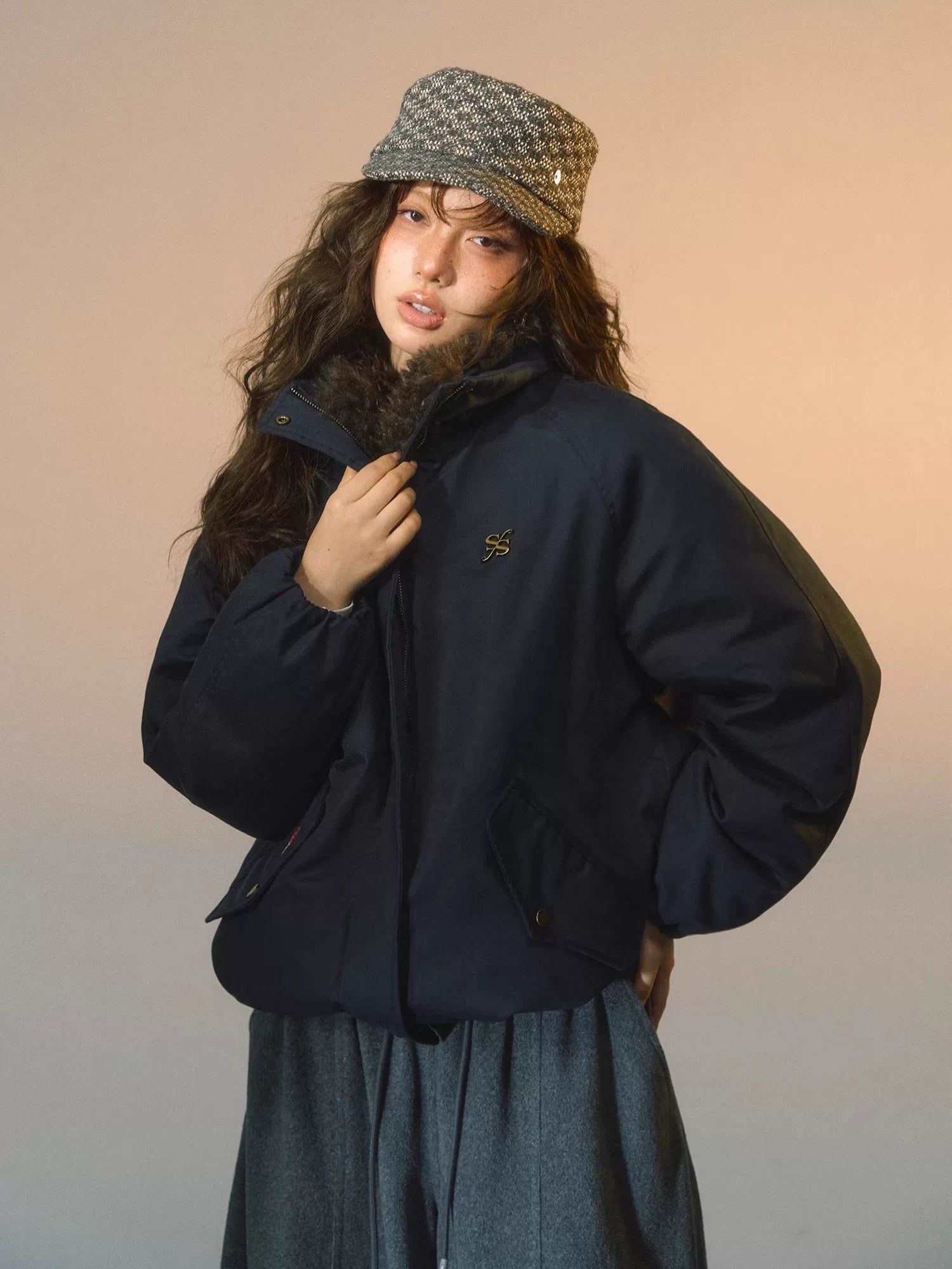 Detachable Fur Down Parka