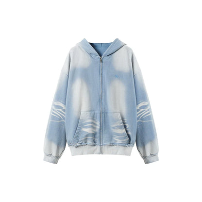 Equestrian Blue Oversized Hoodie