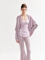 Lazy Knit Cardigan Tank Set