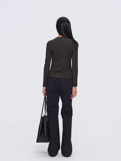 Fitted Metal-Button Wool-Blend Cropped Jacket