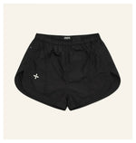 Ancient Myth Metallic Skin Embroidered Athletic Shorts