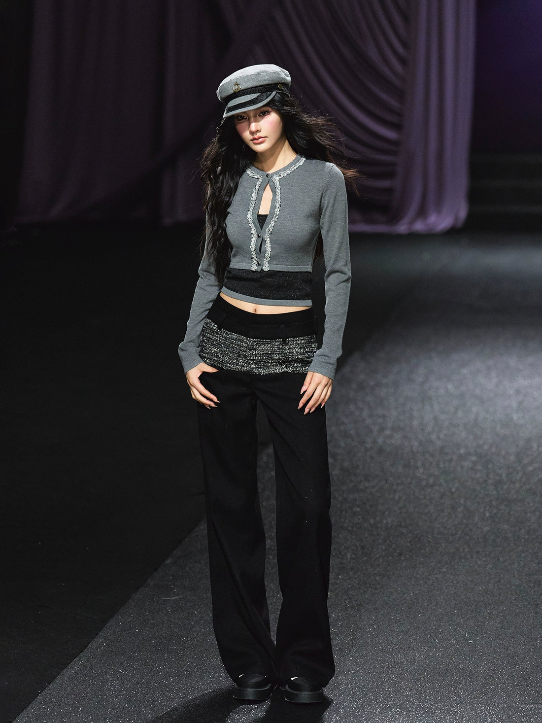 Embellished Knit Cardigan & Camisole Set