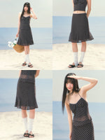 Polka Dot Mermaid Skirt
