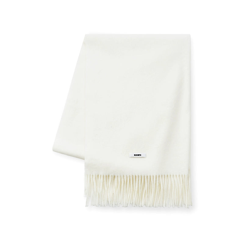 Classic Wool Blend Tassel Scarf