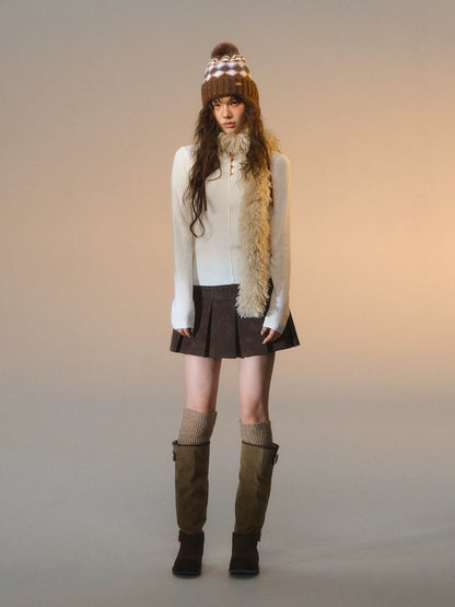 Stripe Button Rib Top