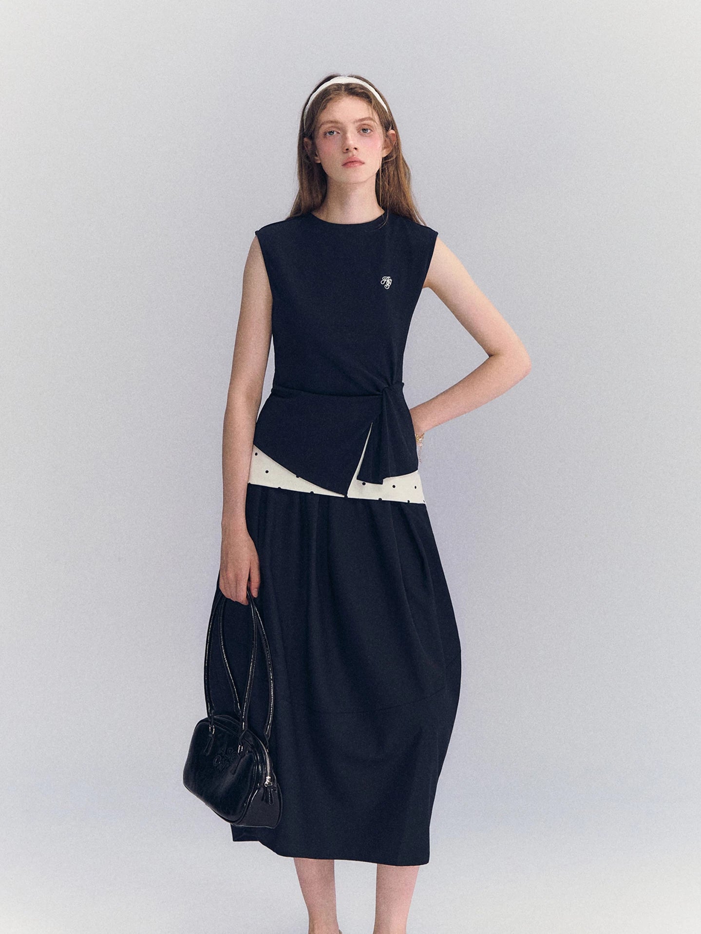 Twist Top Skirt Set