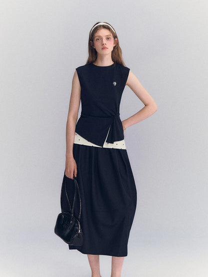 Twist Top Skirt Set