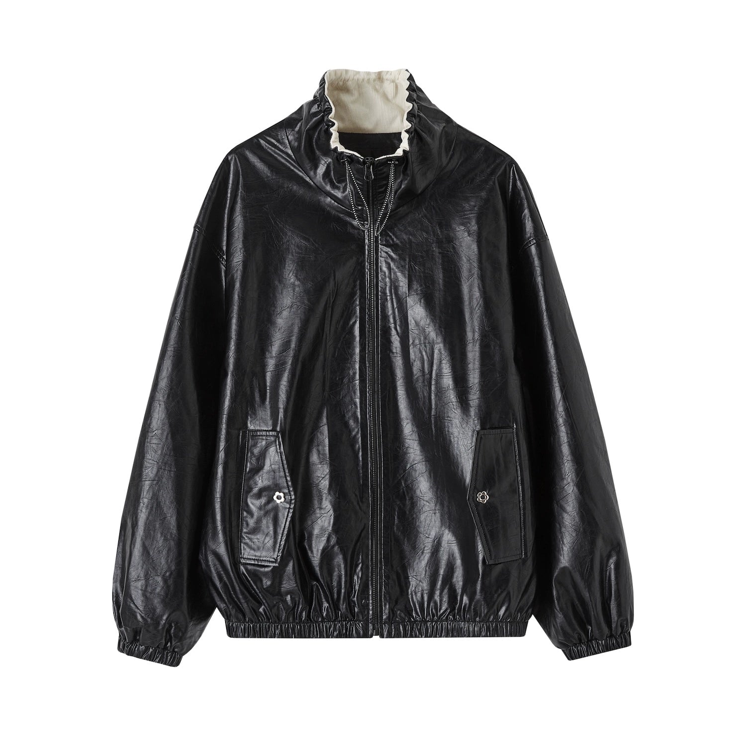 PU‑Coated Viscose Jacket