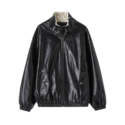 PU‑Coated Viscose Jacket