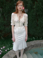 Sailor Collar Chiffon Blouse