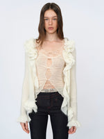 Sheer Lace Layered Blouse