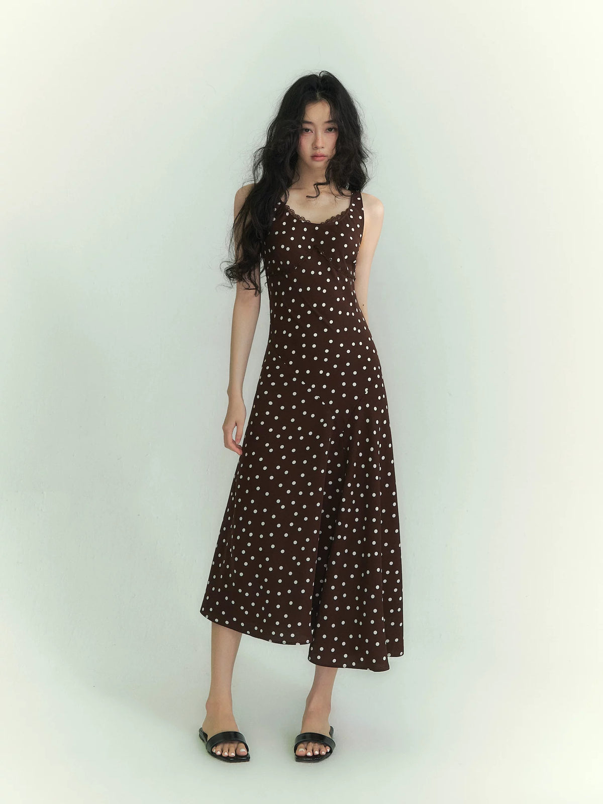 Lace Polka Dot Dress