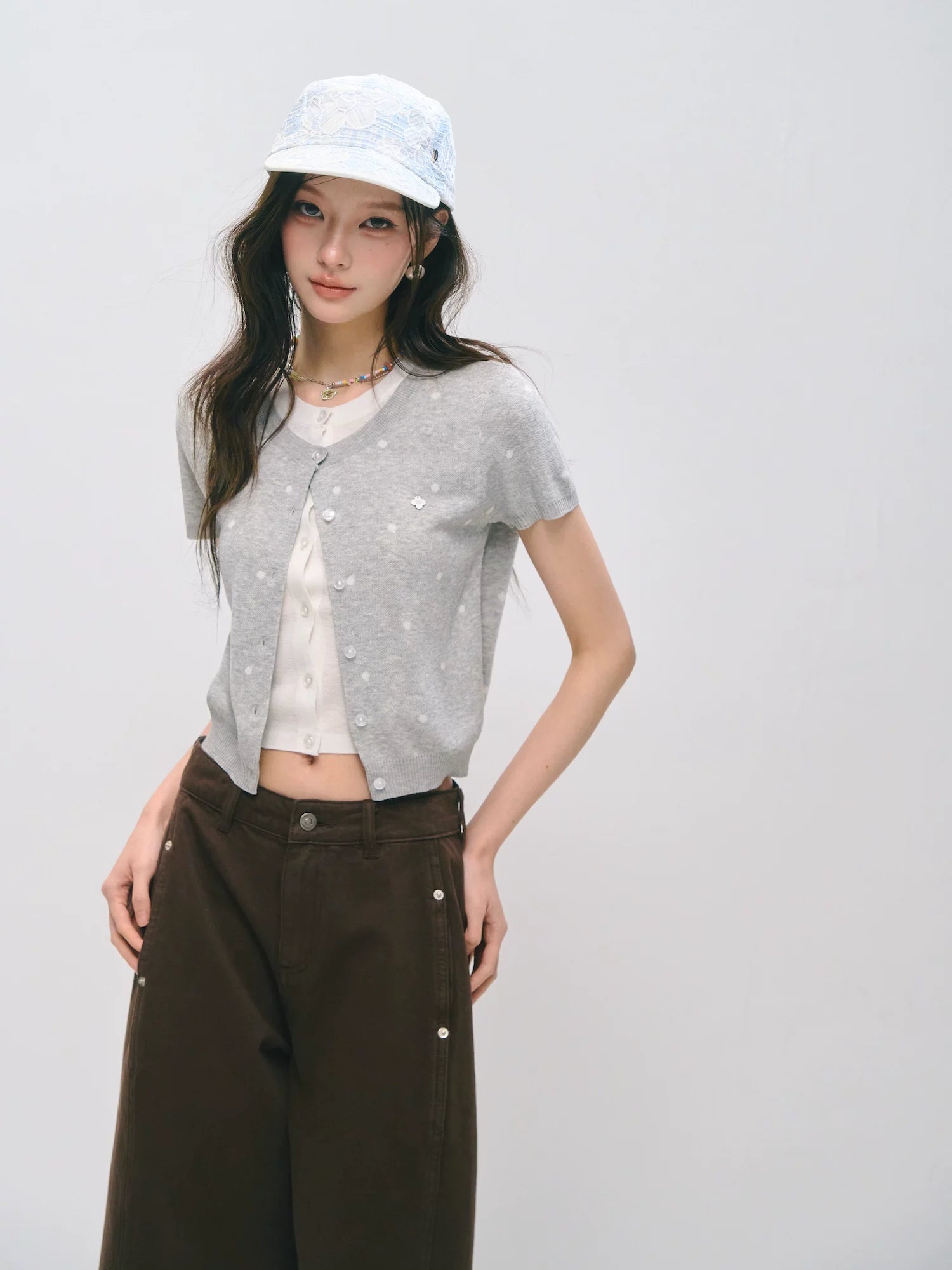 Deconstructed Wide Leg Shorts