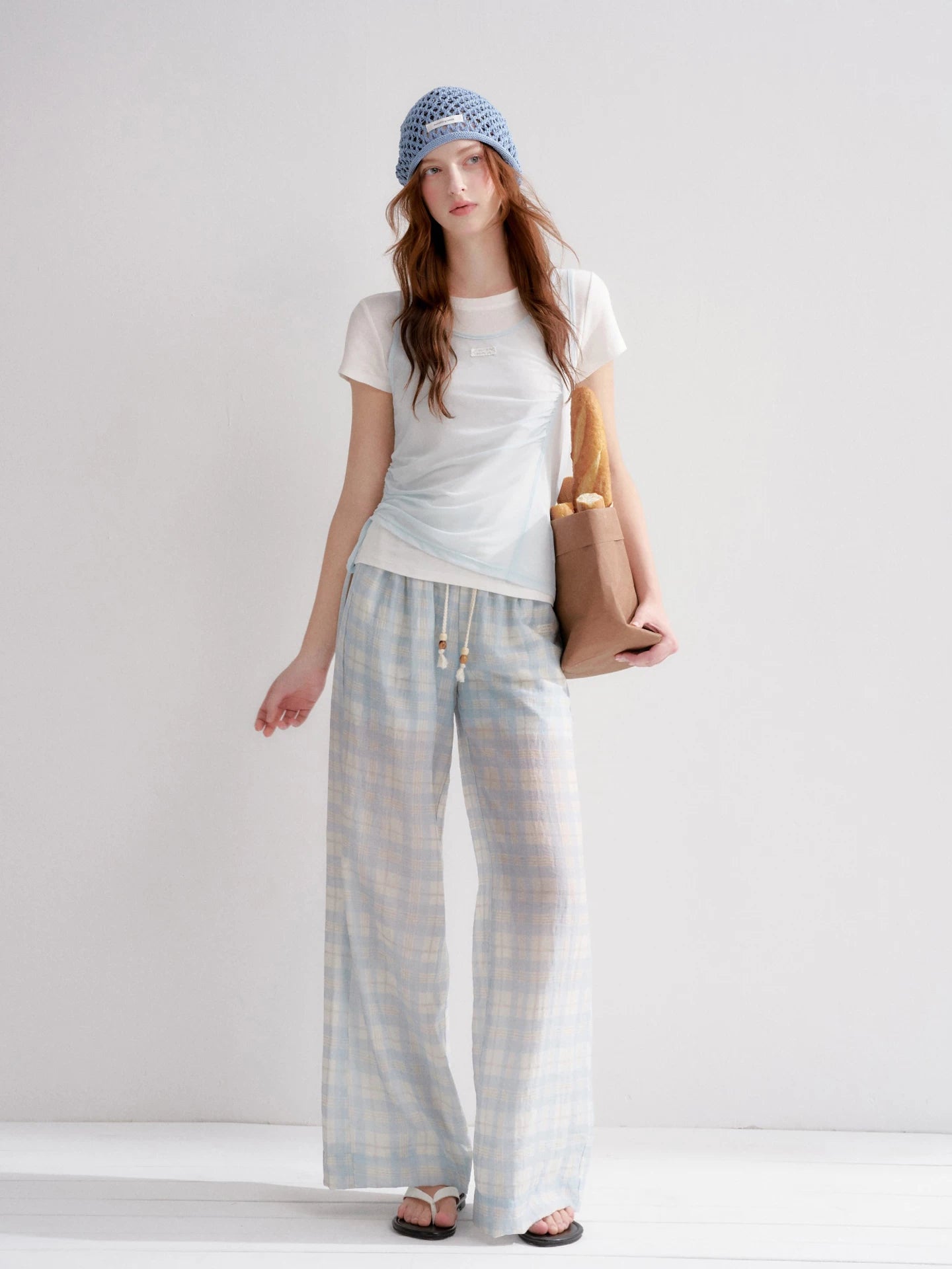 Layered Drawstring Tee