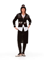 Merino Horse Knit Hoodie