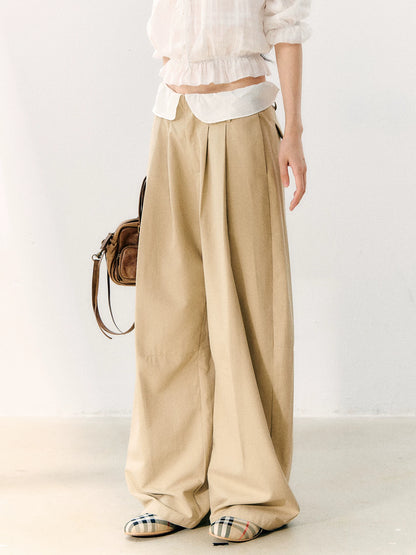 Relaxed Wide Leg Pants