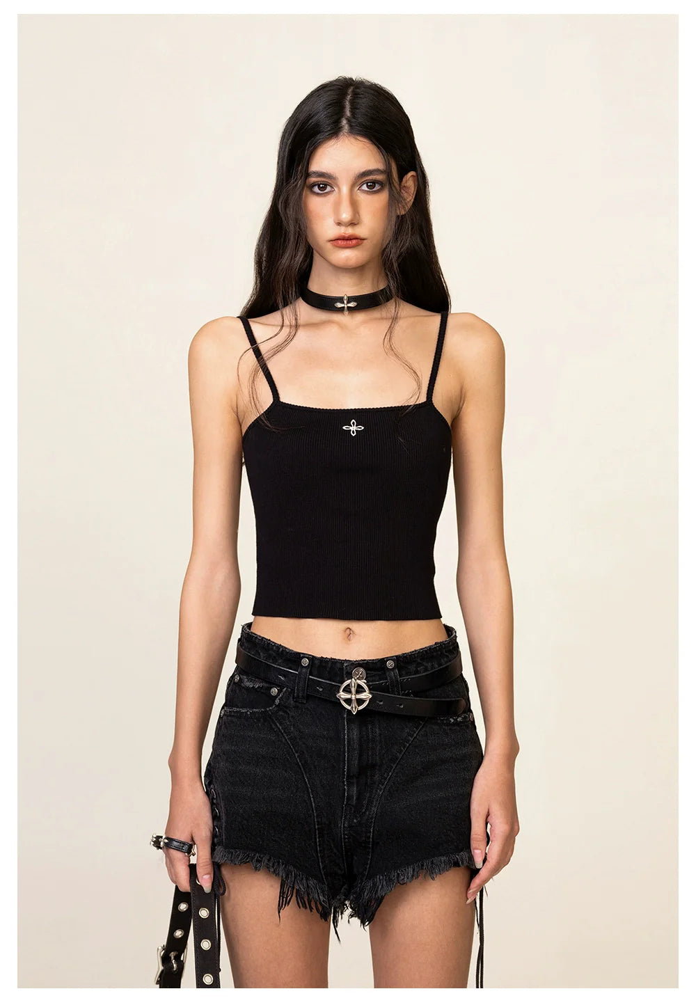 Compass Cruciferous Knitted Tank Top