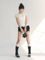 Double-Breasted Collar Blouse