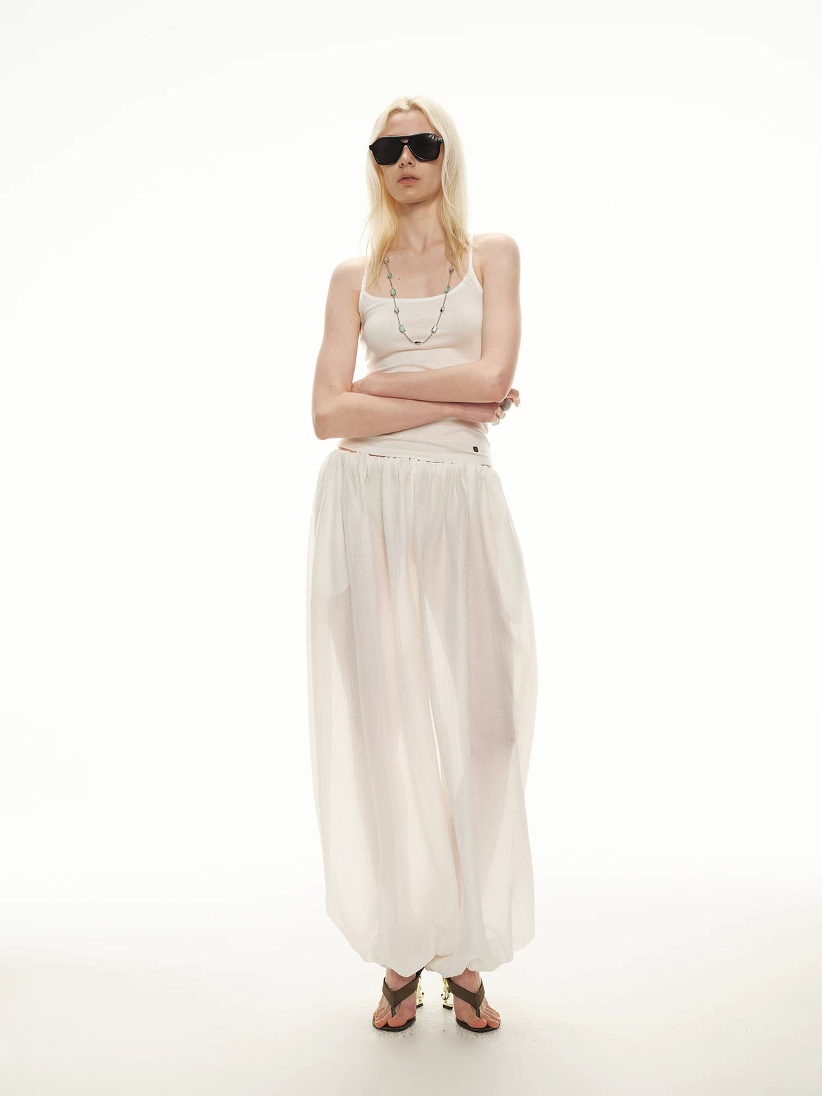 Airy Balloon Wide Pants