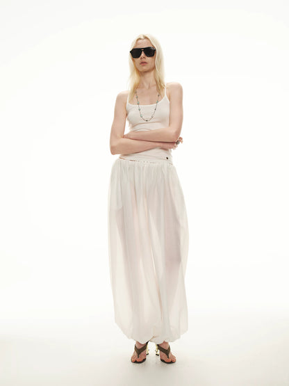 Airy Balloon Wide Pants