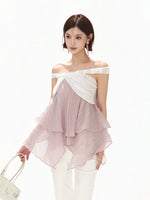 Off-Shoulder Ruffle Blouse
