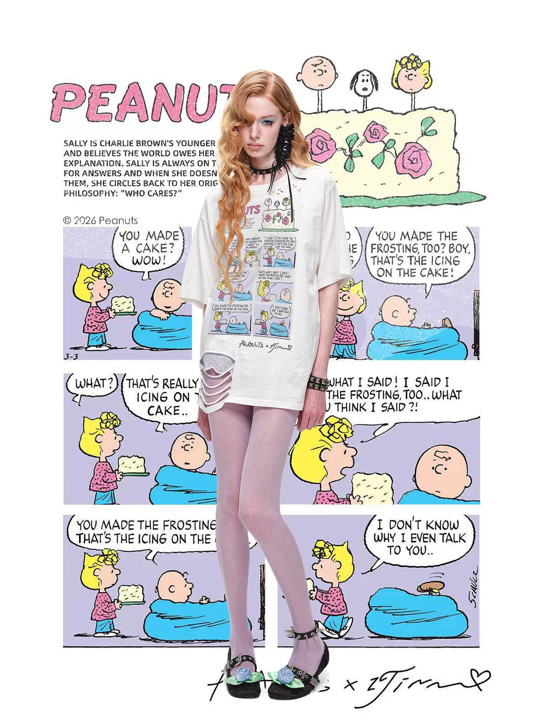 Snoopy Print T-shirt