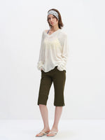 Original V-Neck Star Knit Top