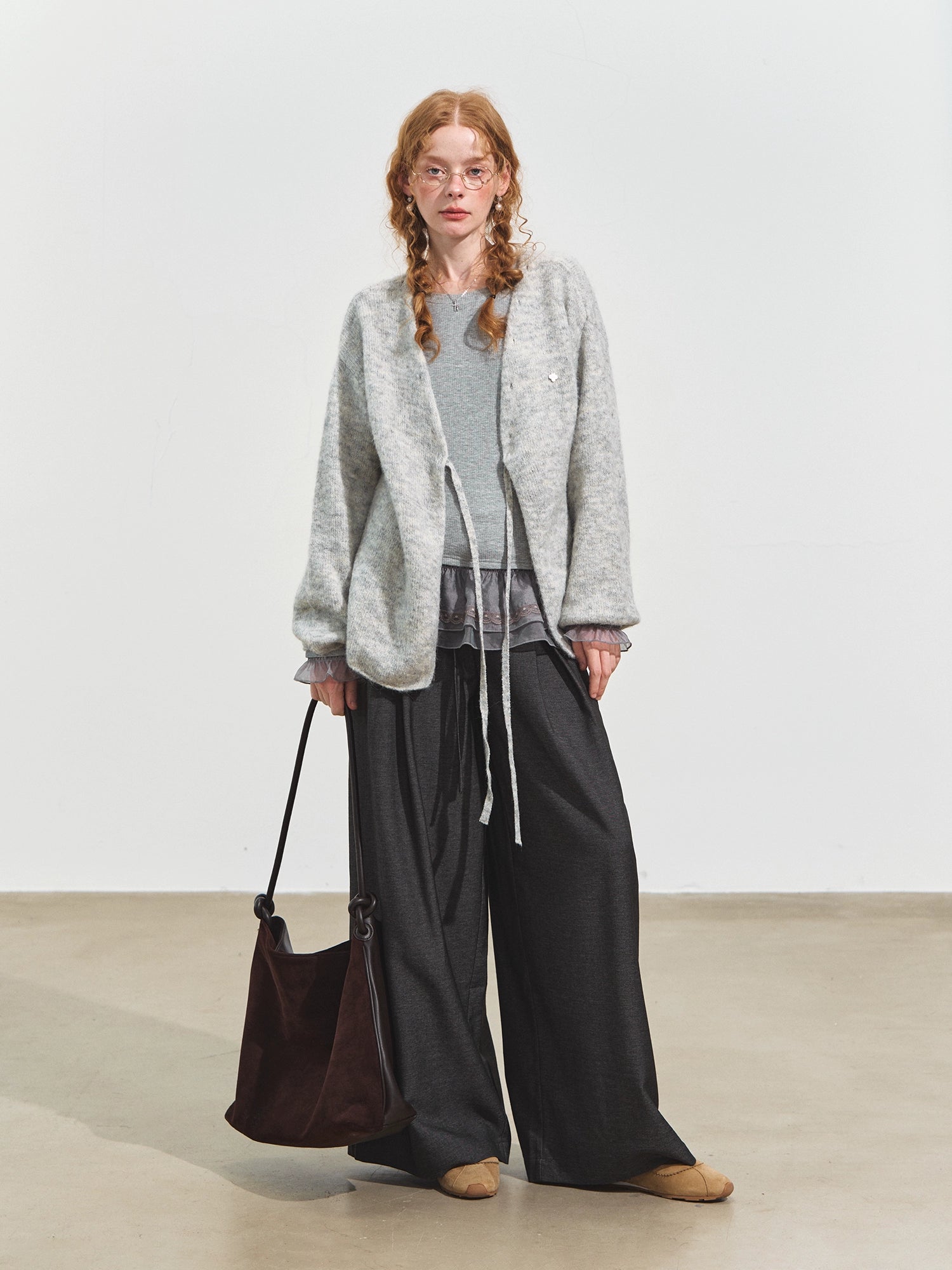 Boho Tie V-neck Cardigan