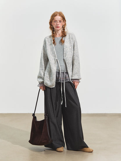 Boho Tie V-neck Cardigan