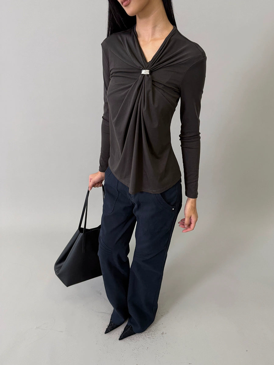 Fitted Metal-Button Wool-Blend Cropped Jacket