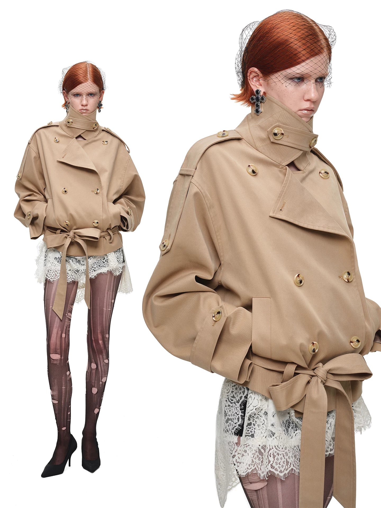 Double Breasted Trench Coat