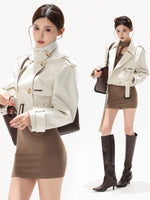 Crop Trench Jacket