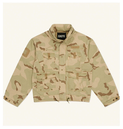 Ancient Myth Collar Embroidered Work Jacket