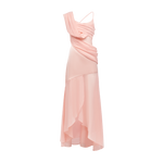 Ayla Slit Full-Skirt Dress