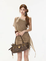 Crystal One-Shoulder Top