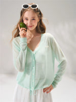 Ice Silk Tie Cardigan