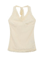 Lace Halter Backless Top & Pants Set