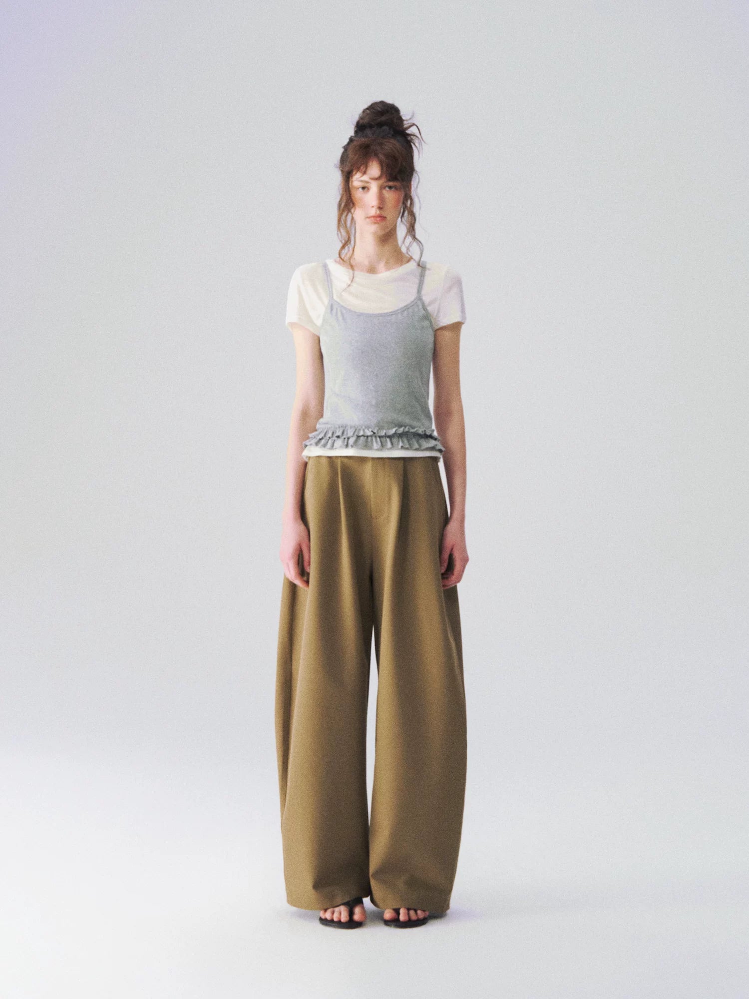 Relaxed Curved Pants