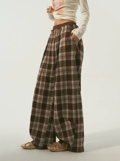 Double Waist Curved Pants