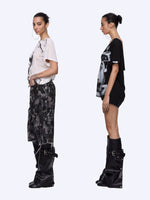 Graphic Open Back T-Shirt