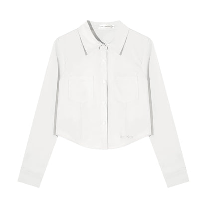 Solid Embroidered Shirt