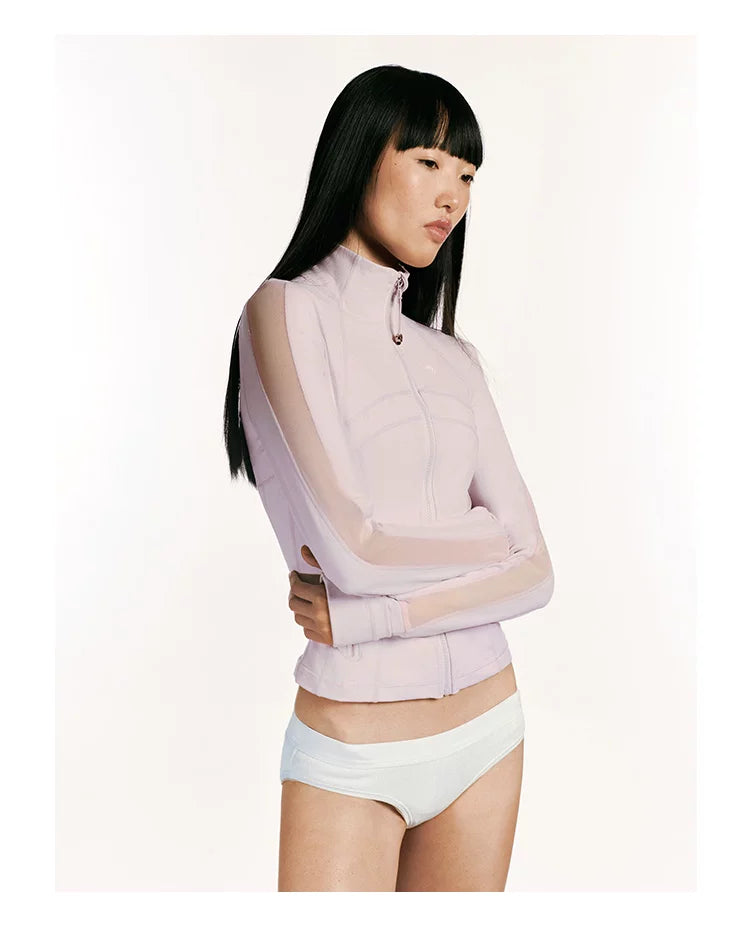 Quick-Dry Stretch Cropped Jacket