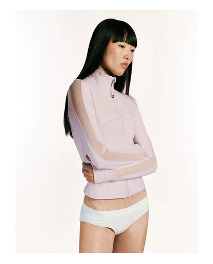 Quick-Dry Stretch Cropped Jacket