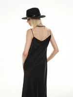 SOALON Acetate Draped Dress